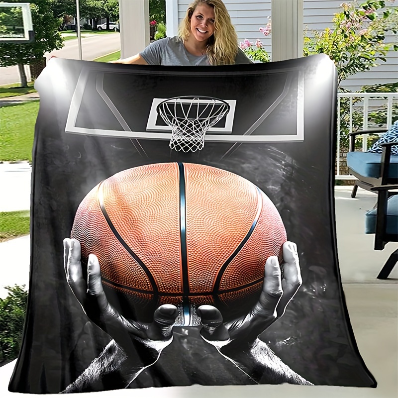 Coole Basketball-Überwurfdecke – Home Decor Orange Bewertung und Preis