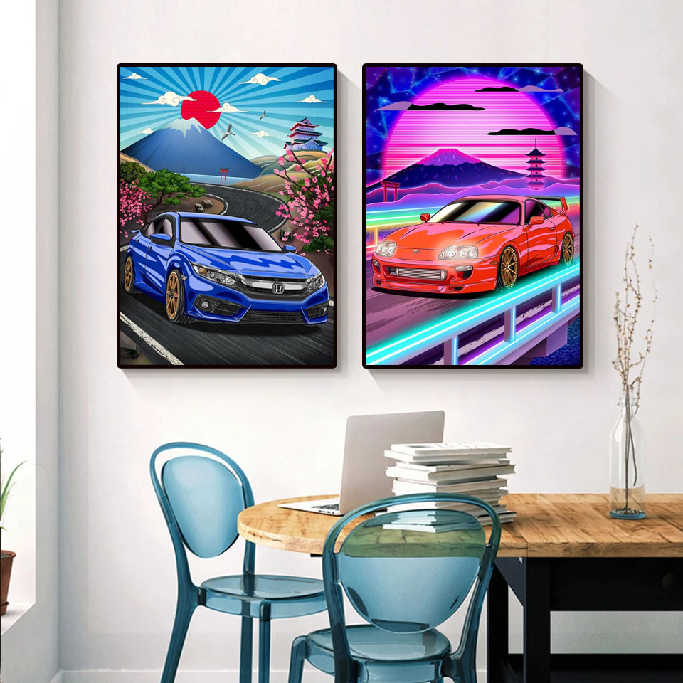 Diamant Malerei Tokyo Street R – Home Decor Tokyo Bewertung und Preis