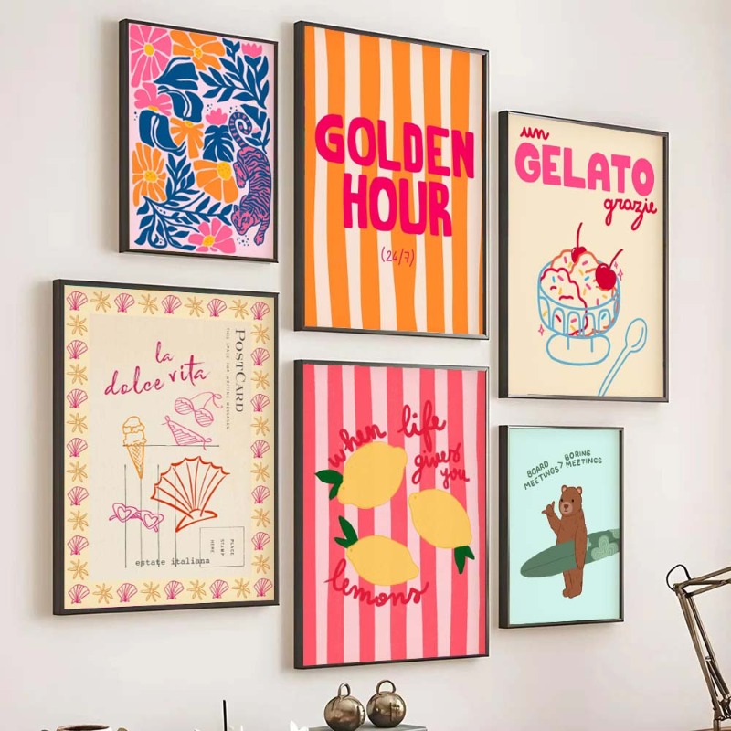 Tropisches Preppy-Poster, Musc – Home Decor Aesthetic Pinterest Bewertung und Preis