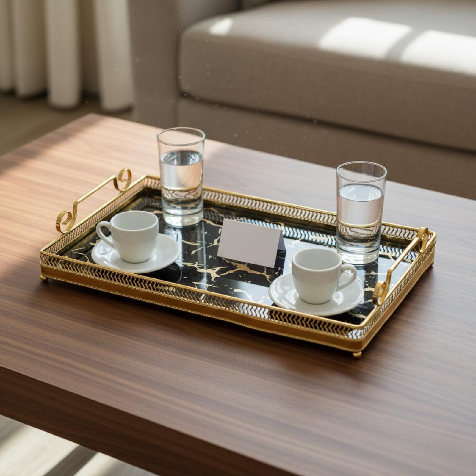 Dekoratives Spiegeltablett im  – Home Decor Mirror Bewertung und Preis