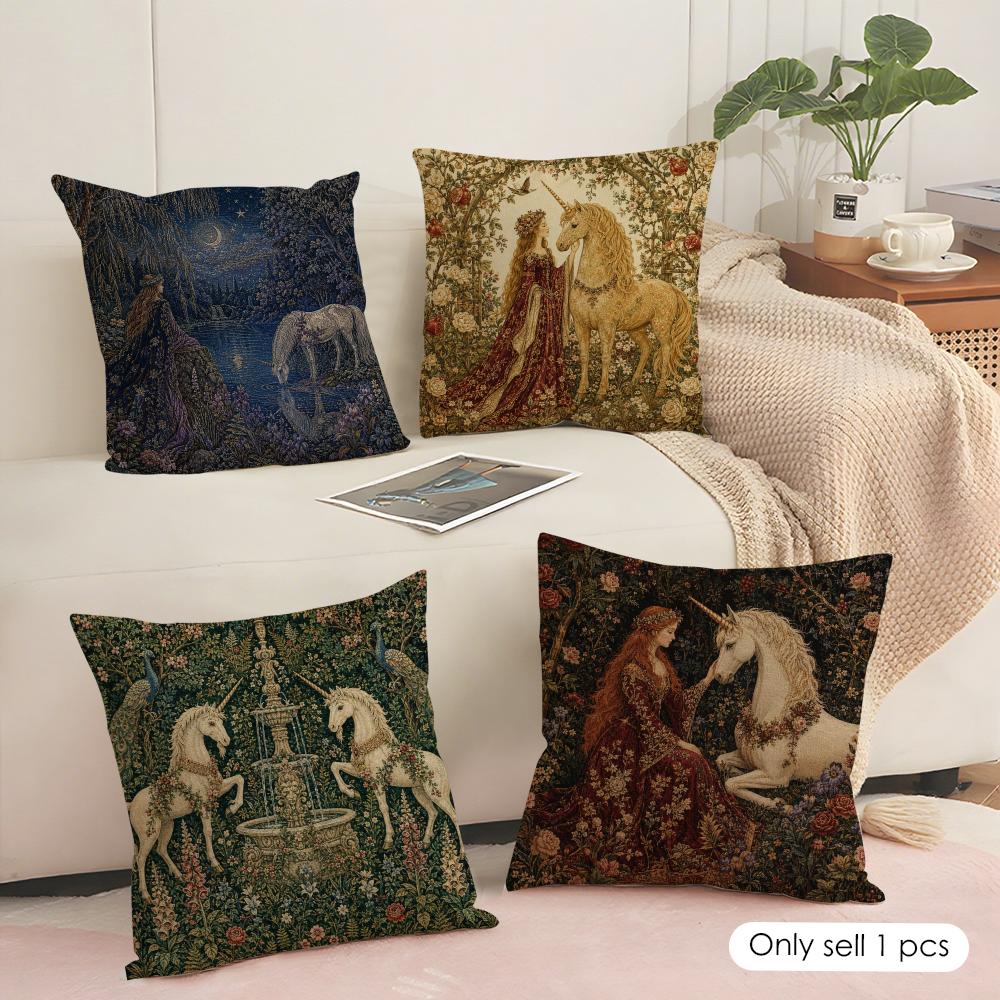 Einhorn-Wald-Romanzen-Kissenbe – Home Decor Aesthetic Bewertung und Preis