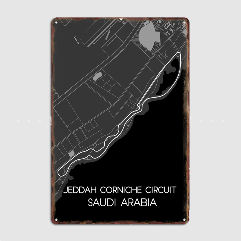 Jeddah Corniche Circuit Poster – Home Decor Jeddah Bewertung und Preis