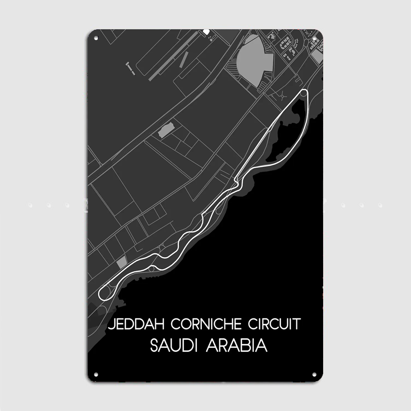 Jeddah Corniche Circuit Poster – Home Decor Jeddah Bewertung und Preis