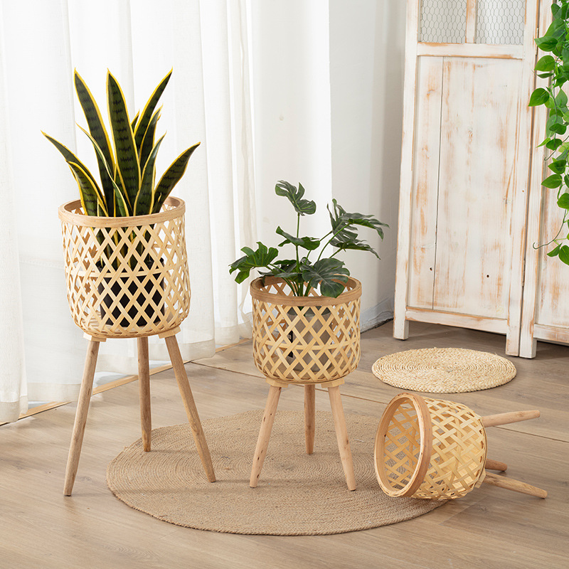 Bambus-Blumentopf, Pflanzenhal – Rattan Plant Basket Bewertung und Preis