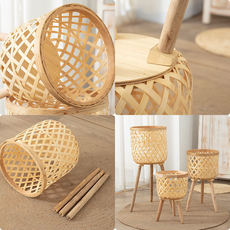 Bambus-Blumentopf, Pflanzenhal – Rattan Plant Basket Bewertung und Preis