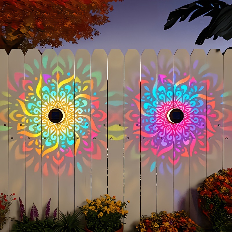 Solar-LED-Wandleuchte Mandala- – Home Decor Outside Bewertung und Preis