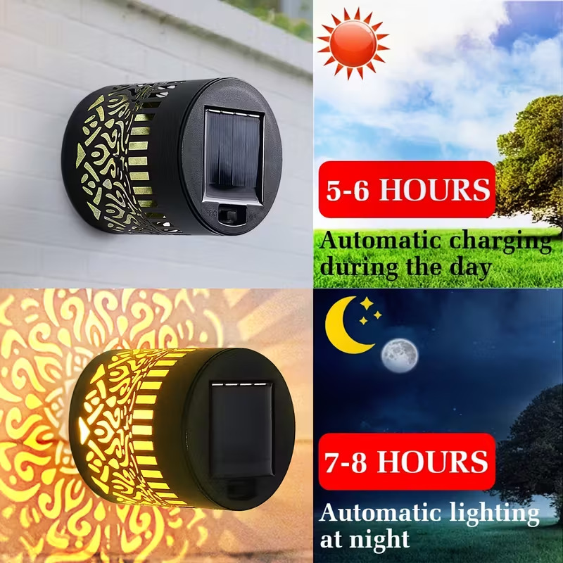 Solar-LED-Wandleuchte Mandala- – Home Decor Outside Bewertung und Preis
