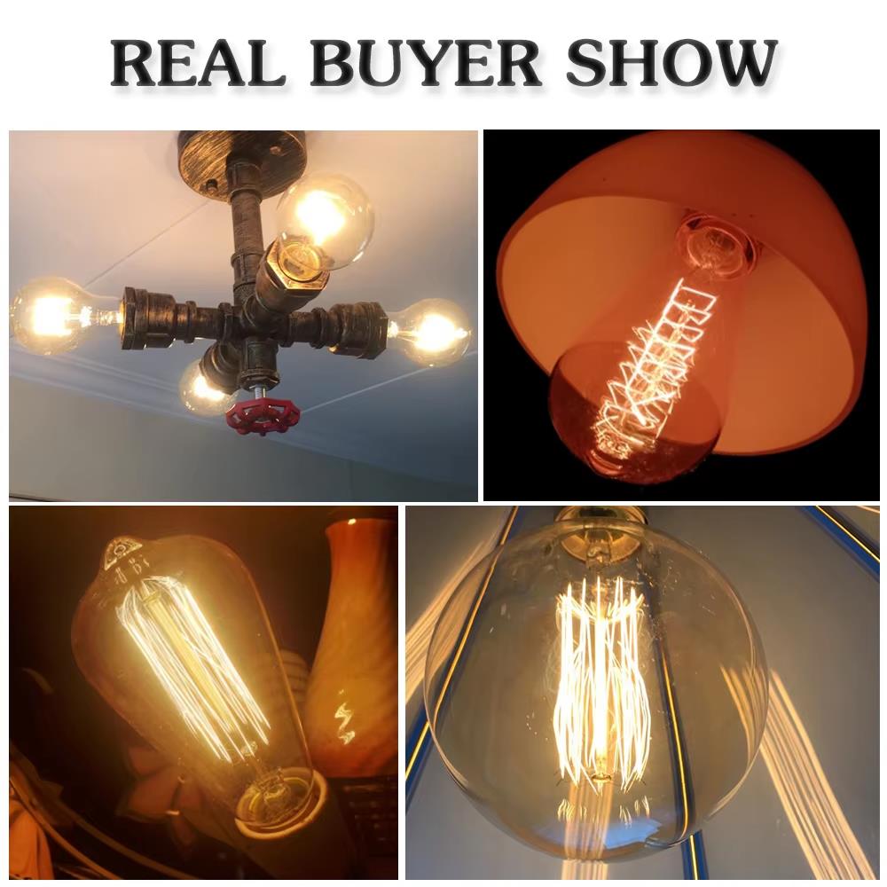 Retro Edison Glühbirne E27 40W – Home Decor Inspo Bewertung und Preis