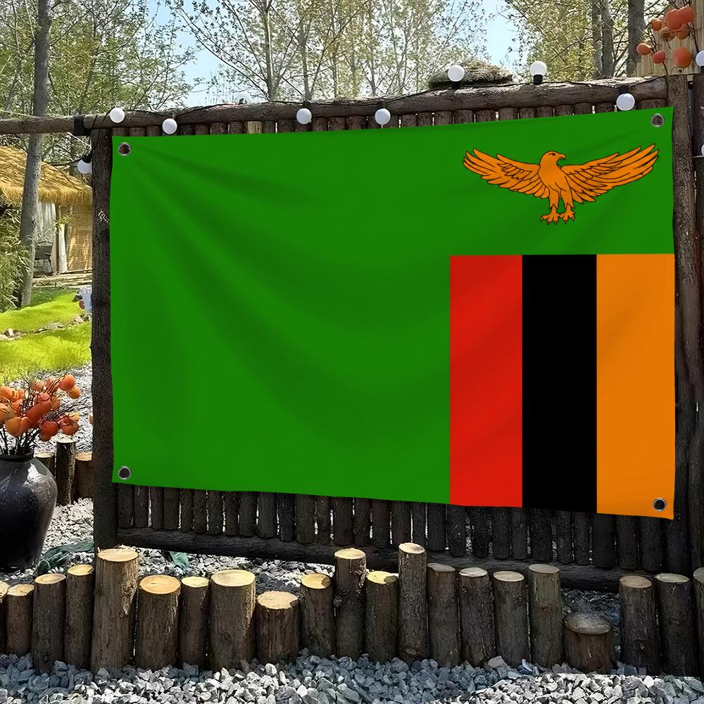 Wandbehang mit Flagge von Samb – Home Decor Zambia Bewertung und Preis