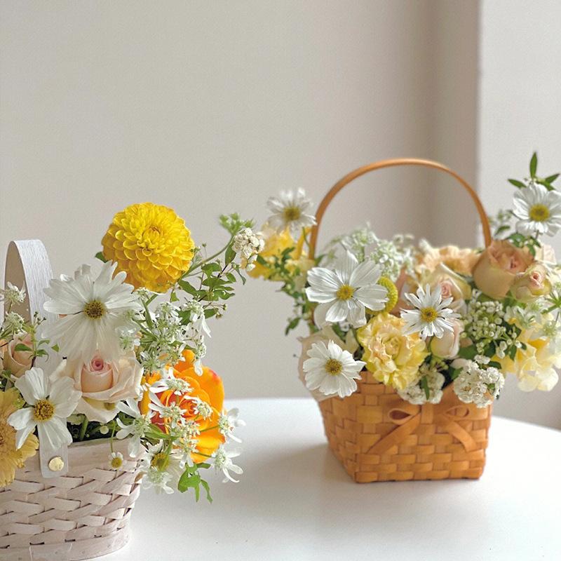 Neuer Weidenkorb für Brautblum – Rattan Plant Basket Bewertung und Preis