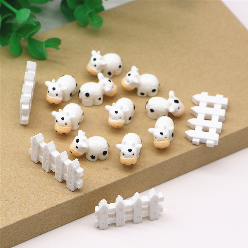 10 Stück Kawaii Mini Harz Kuh/ – Home Decor On Sale Bewertung und Preis