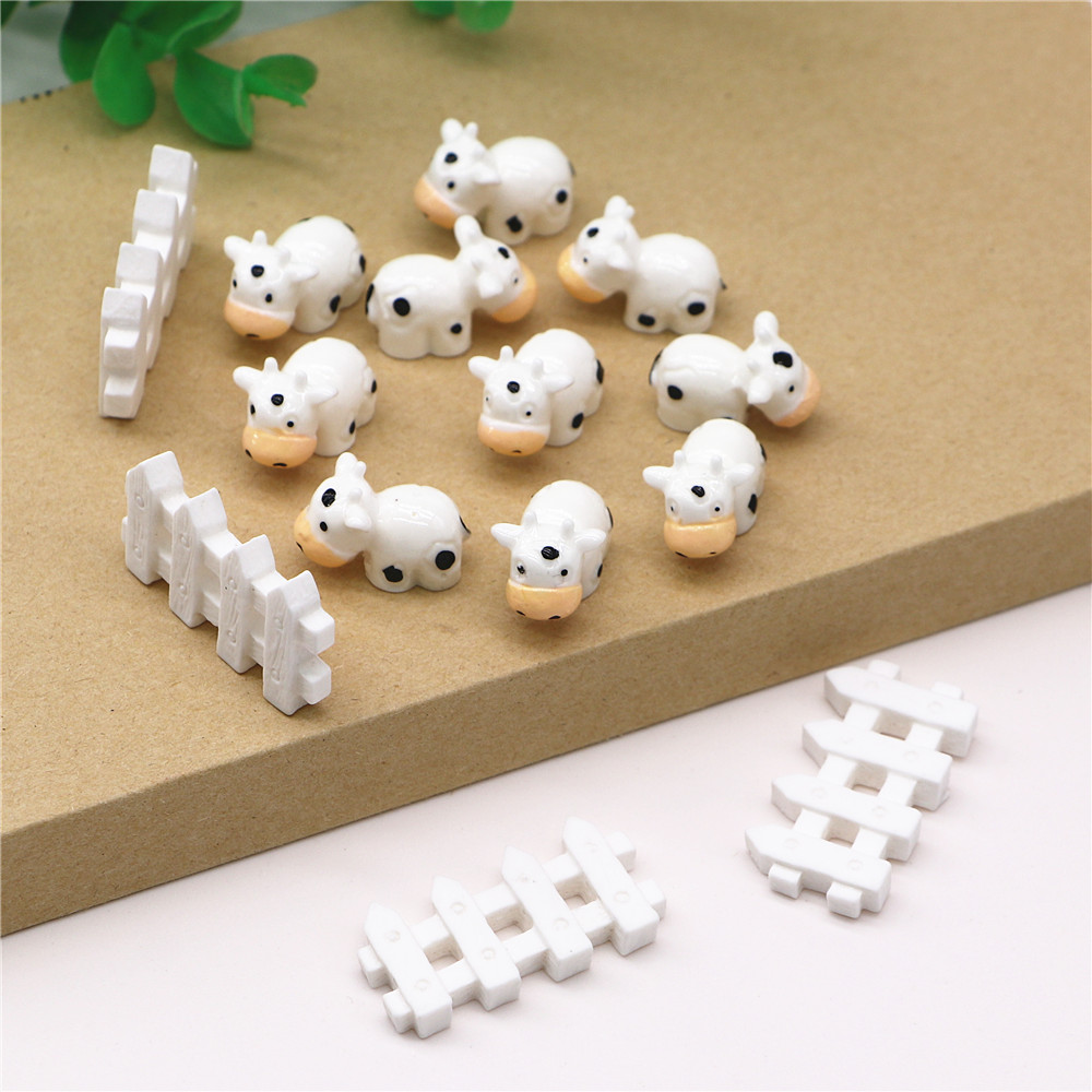10 Stück Kawaii Mini Harz Kuh/ – Home Decor On Sale Bewertung und Preis