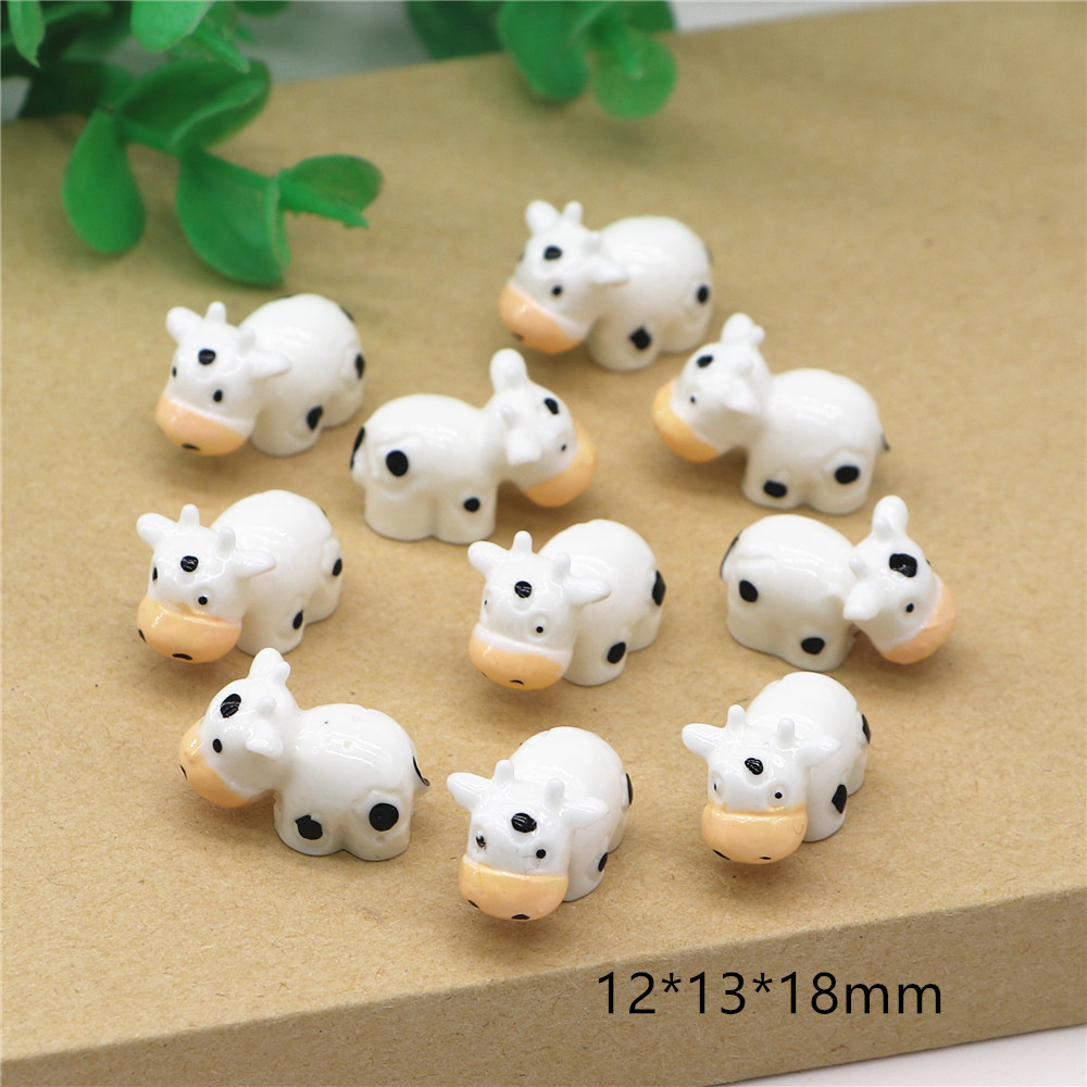 10 Stück Kawaii Mini Harz Kuh/ – Home Decor On Sale Bewertung und Preis
