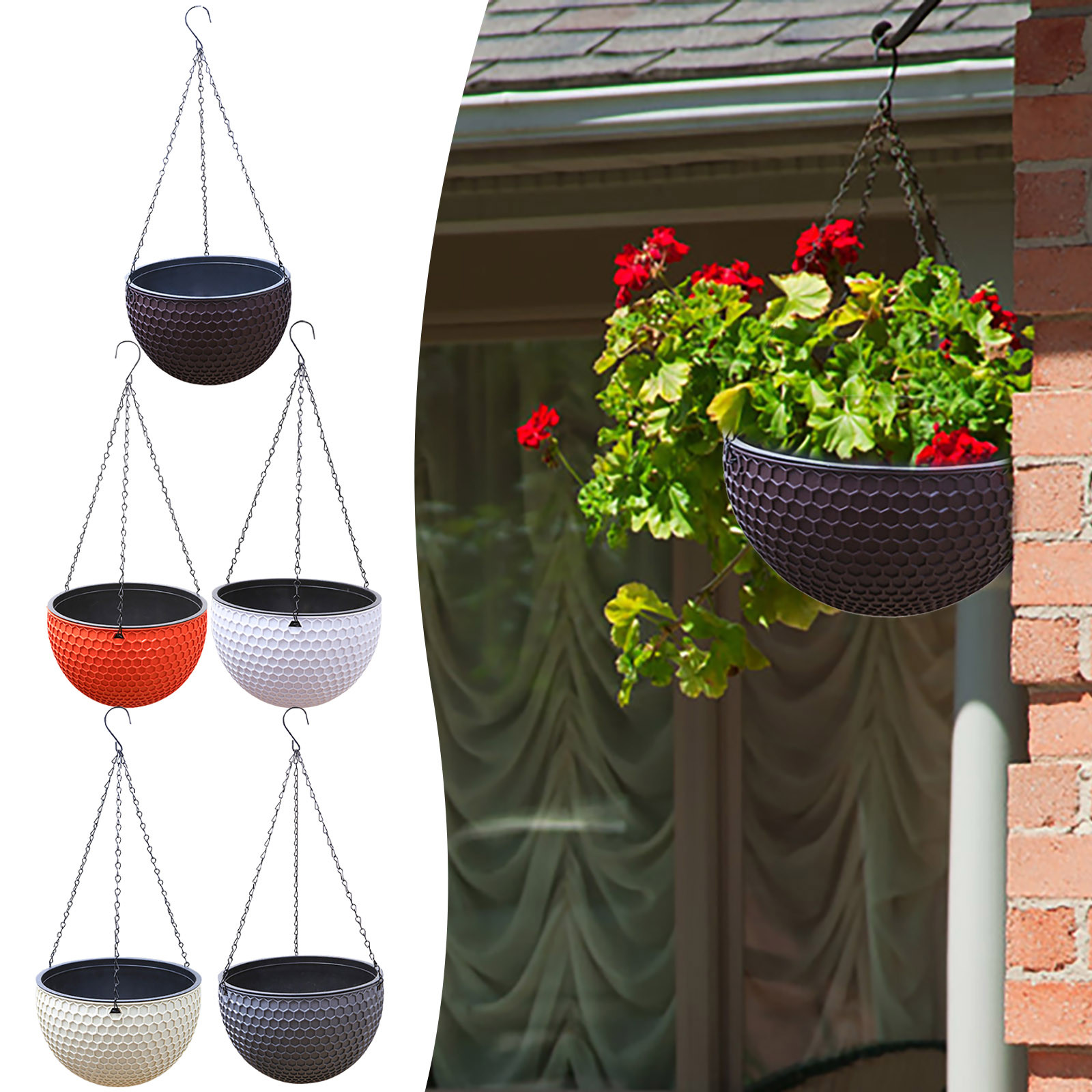 Europäischen Stil Waben Muster – Rattan Plant Basket Bewertung und Preis