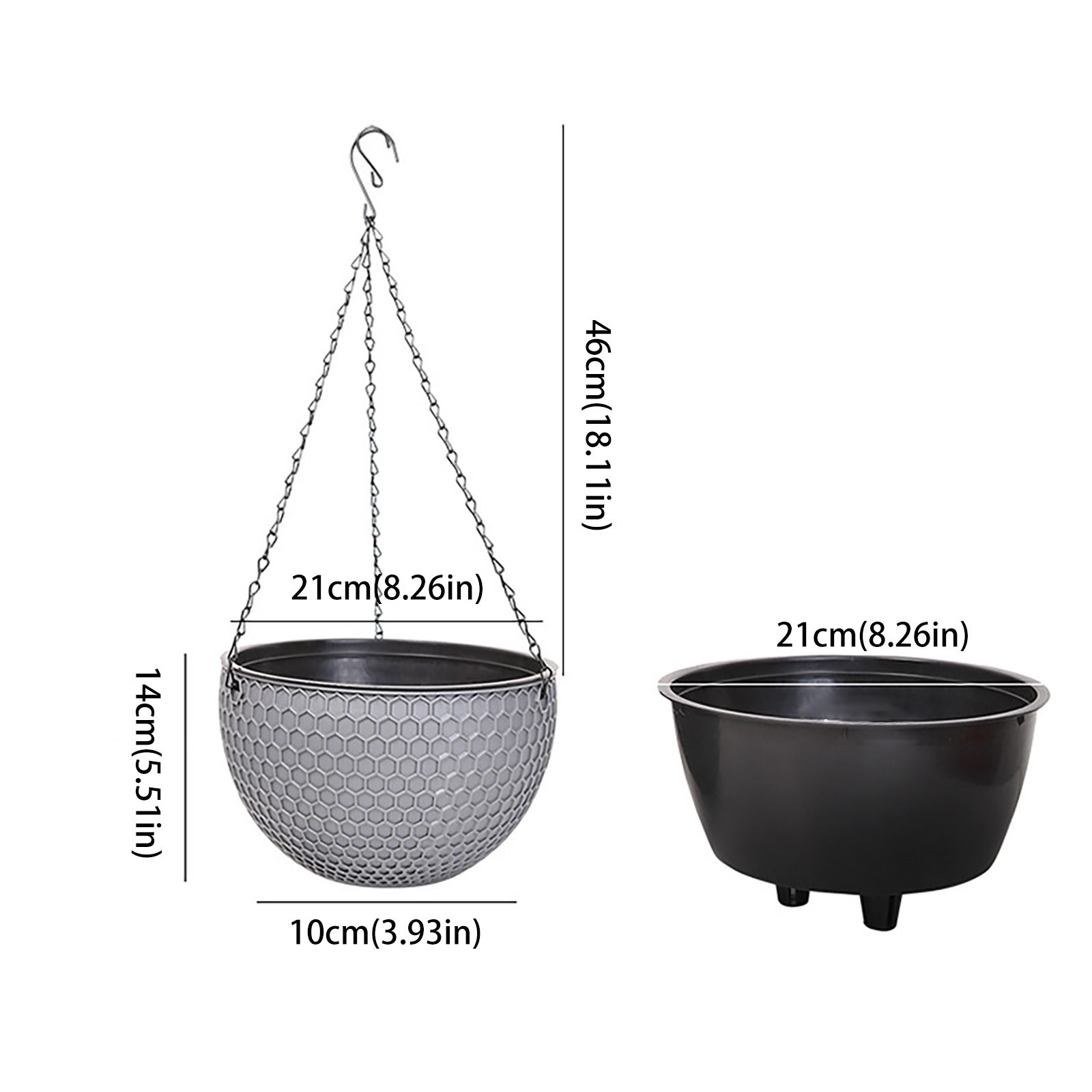 Europäischen Stil Waben Muster – Rattan Plant Basket Bewertung und Preis