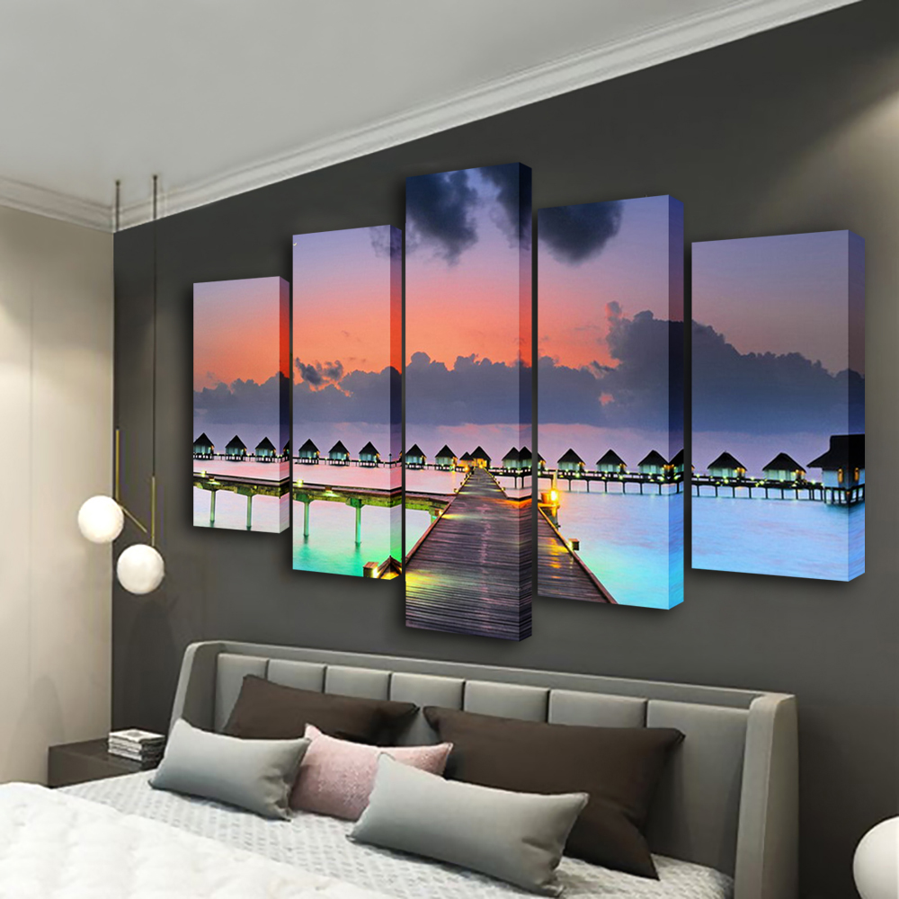 Wandkunst, Sonnenuntergang, Ge – Home Decor Mirror Bewertung und Preis
