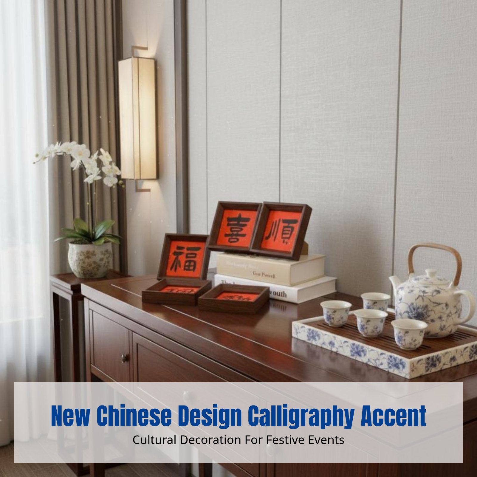 Neuer chinesischer Kalligrafie – Home Decor Mirror Bewertung und Preis