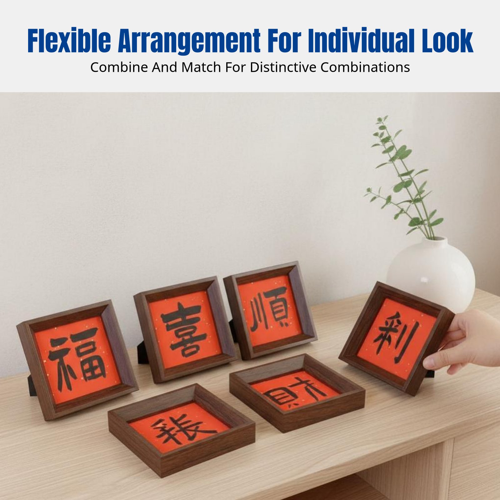 Neuer chinesischer Kalligrafie – Home Decor Mirror Bewertung und Preis