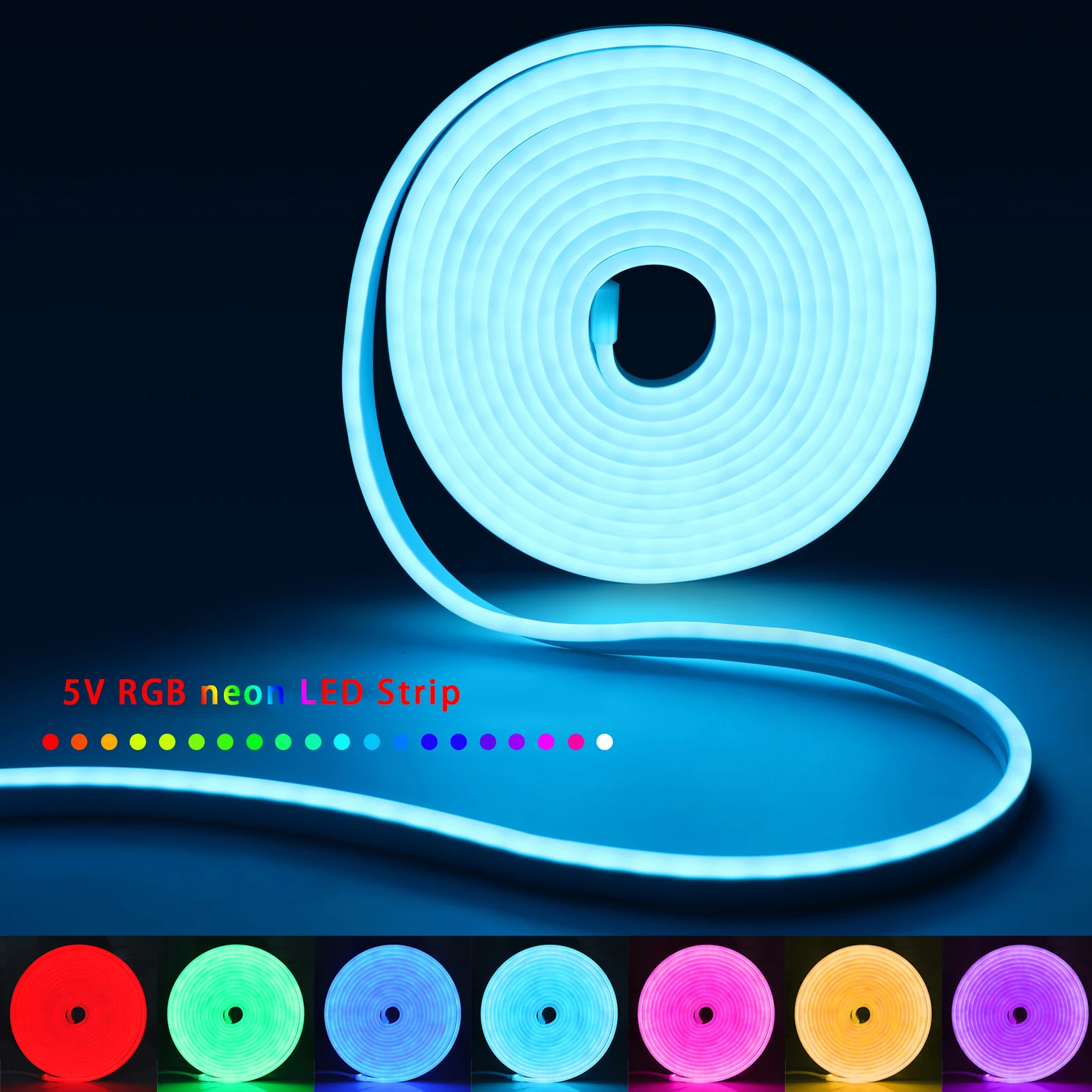 1-5 m RGB LED Neon Streifen Li – Home Decor Inspo Bewertung und Preis