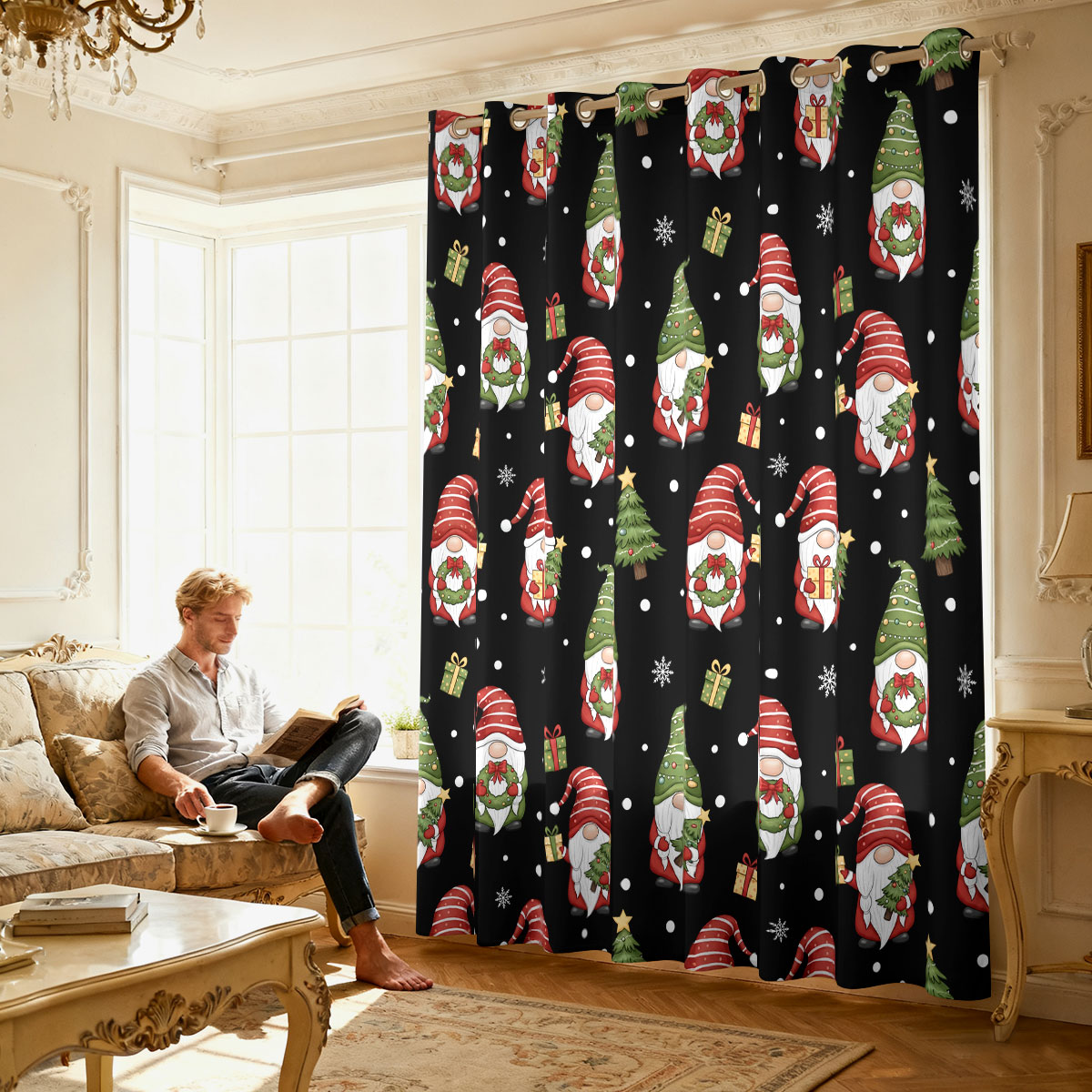 Weihnachtswichtel Weihnachtsba – Home Decor Curtains Bewertung und Preis